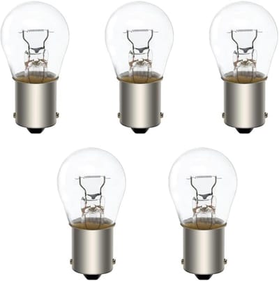 Autolampen Set - Remlichten P21W - Verkeersveiligheid Verbeteren - Snelle Warmteafvoer - 5 Stuks - Warm Wit