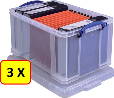3 x Opbergbox Really Useful Box * 42 liter * 52x44x31cm