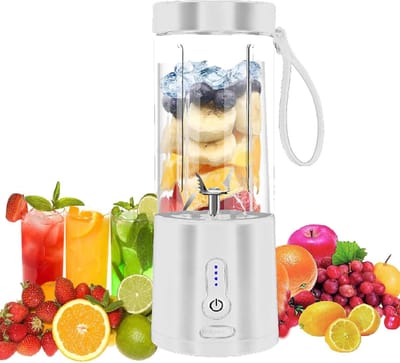 20oz Beker - Draagbare Blender - Persoonlijke Blender voor Smoothies en Shakes - Oplaadbaar - 6 Roestvrijstalen Mesjes - Geschikt voor Reizen - Gym en Kantoor