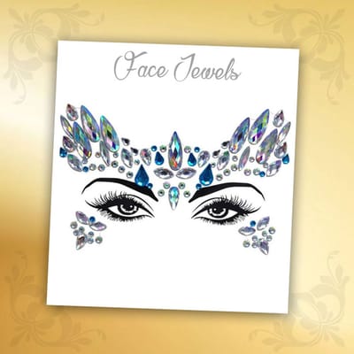 Glitter Face Jewels Diamant - Festival Zilver Glitters - Steentjes Strass met Plaklaag - Plak Diamantjes voor Lichaam en Gezicht - Rhinestone Diamonds Gems Euphoria - Versiering Make-up