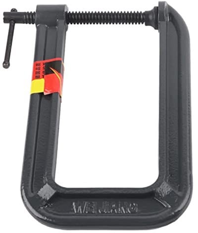 Dailygoods- Timmermansklem Schokbestendig - C-klem - Houtbewerking - Verstelbaar - Robuust - Dikte 70 mm / Diepte 180 mm