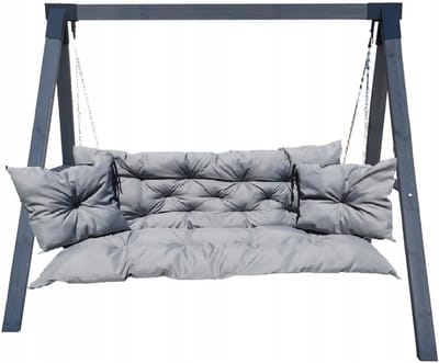 Buitenkussens voor Pallet - Loungekussen Bankkussen - Comfortabel Zitten - Waterafstotend Materiaal - 150 x 110 cm - Grijs