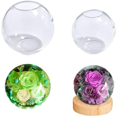 Dailygoods - 2 Stuks Bol Hars Mallen - Siliconen Mold voor DIY Sieraden
