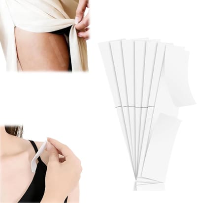 36 stuks modetape - Transparant - Kleding Tape - bevestiging van kleding accessoires - Anti-Slip Ondergoed - Houdt Kleding Op Zijn Plaats - Onzichtbare tape Geschikt Voor dames - Dubbelzijdig Plakband