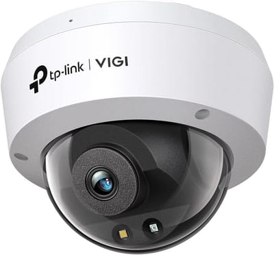 Beveiligingscamera - Dome Camera - 360 Graden Toezicht - 4MP Resolutie - IR 30m - Wit