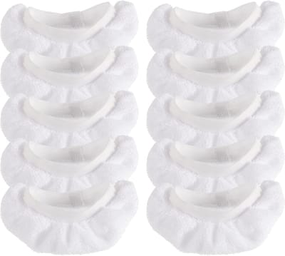 Universele Stoomreiniger Pads voor Handstoomreinigers, Herbruikbaar en Wasbaar, Set van 10, Geschikt voor Diverse Modellen, Ideaal voor Huishoudelijk Gebruik en Grondige Reiniging