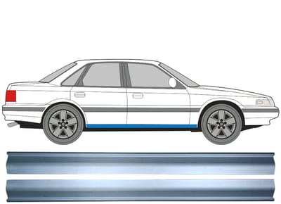 Reparatie dorpel voor Mazda 626 1988-1992 / Links = Rechts (symmetrisch) / Set