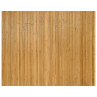 vidaXL - Vloerkleed - rechthoekig - 80x100 - cm - bamboe - naturel