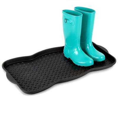 Schoenmat 73x38 cm - Schoenafdruipbak - Schoenbakken - Schoenendienblad - Schoenenbak - Lekbak voor Schoenen - Afdruipmat - Druipmat