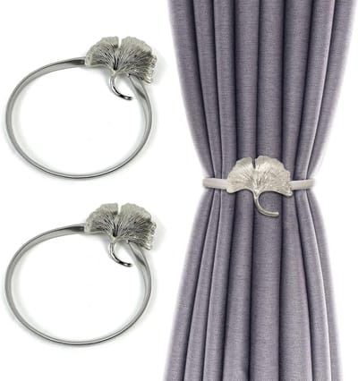Set van 2 Gordijnhaken - Decoratieve Gordijnclips, Houders en Buckles voor Thuis, Slaapkamer en Kantoor
