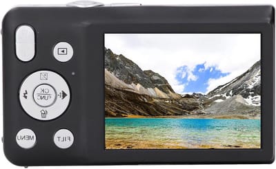 Allecto Plus - Compactcamera Fotografie 8K 68 MP Vlogcamera met Digitale Zoom en Schoonheidsfilters - Zwart