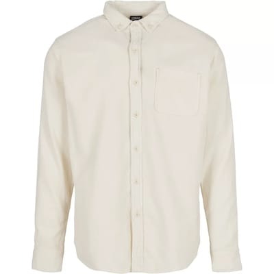 Urban Classics - Corduroy Overhemd - 2XL - Creme