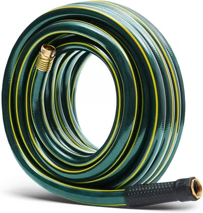 Homes Garden 5 Star Garden Hose Green (5/8 in. x 25 ft.)