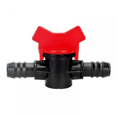Dailygoods- Regelventiel voor Aquarium - Waterstroomregeling - Slangventiel voor 12/16 mm - Kunststof - Duurzaam - Eenvoudige installatie - Waterafsluiter