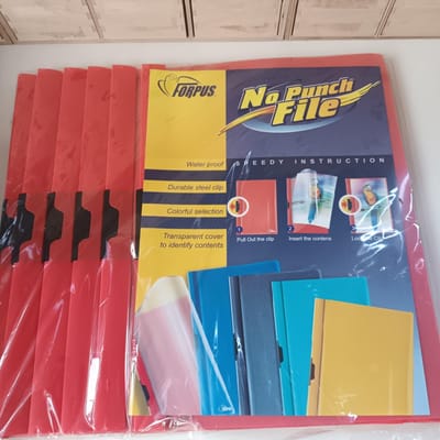 KLEMMAP CLIPMAP FORPUS ROOD 12 STUKS 1-20 PAGINA'S