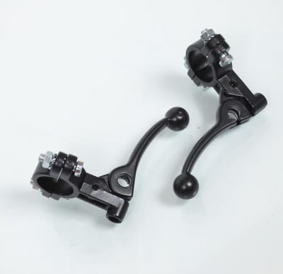 Levier de starter RSM pour Mobylette Peugeot 50 103 paire métal noir Neuf