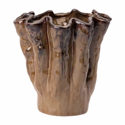 by fonQ Ceramic Vaas H27 cm - Brown