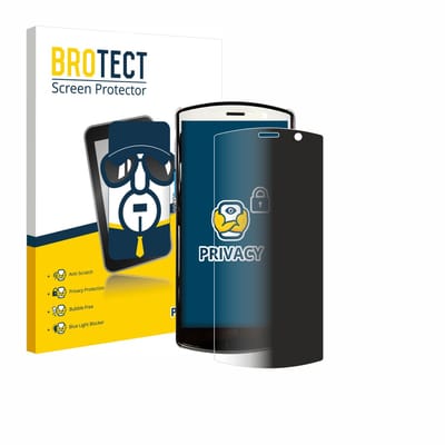 BROTECT - privacy screenprotector voor Unitech EA510 - Folie Beschermfolie Blauwlichtfilter