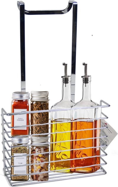 Gerimport Kruidenrek - RVS - L21 x B9 x H36 cm - ophangbaar