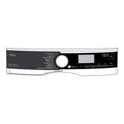 AEG controlepaneel, wit, AEG, NL,FR 140239855046