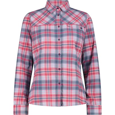 Dames lange mouwen geruit shirt CMP
