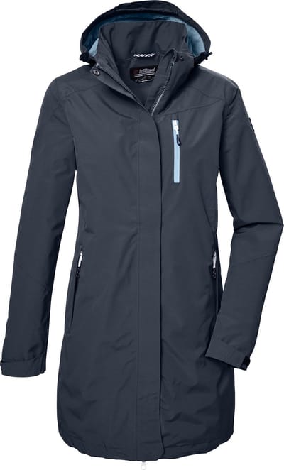 Killtec Kos 30 Women Parka - Outdoorjas - Dames - Blauw - Maat 38