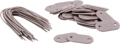 NATURE x26 - Bevestigingsset voor tuinscherm - Taupe