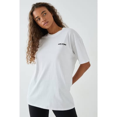 Dames DSGN Studio Sport Gym T-shirt | White | Maat: XL
