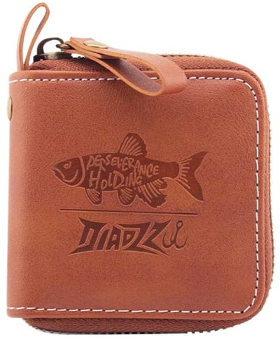 Dailygoods- Vissentas Waterdicht - Dubbelzijdige Aaszak - PU Lederen Opslag - Visgerei Organizer - Lichtgewicht - Slijtvast Materiaal