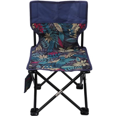 Draagbare, opvouwbare stoel, waterdicht, antislip, groot draagvermogen, outdoor campingstoel voor vissen en strand, esdoornblauw gray