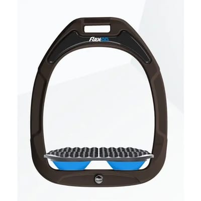 Endurance stijgbeugels Bruin/Grijs/Blauw Flex-On Green Composite