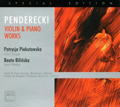 Penderecki: Violin & Piano Works