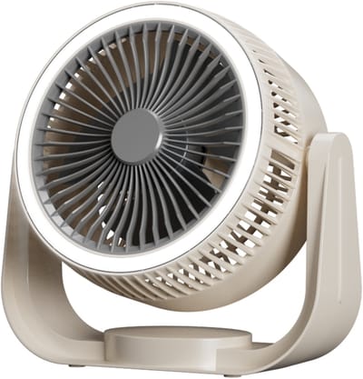 Ventilatoren-Luchtcirculatieventilator - Tafelventilator en Wandventilator 2-in-1 - Geen Boren Nodig - 3 Snelheden - Turbo Luchtstroom voor Slaapkamer, Kantoor en Caravan - Wit
