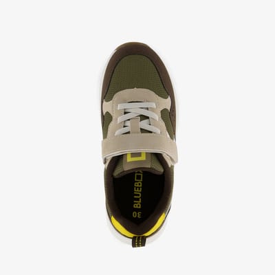 Blue Box jongens sneakers bruin groen - Maat 32