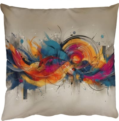 Sierkussens - Kussentjes Woonkamer - 50x50 cm - Explosie - Kleurrijk - Vormen - Abstract