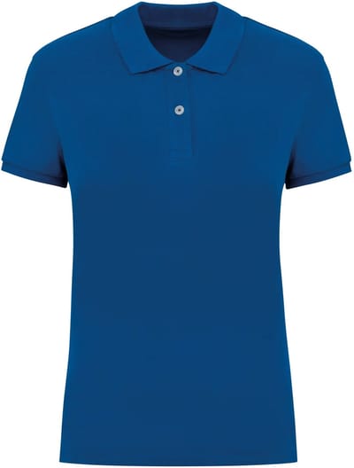 Native Spirit Ecologische damespolo in piquétricot NS208 - Sea Blue - L