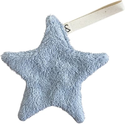 Speendoekje Ster Baby Blauw - Speendoekjes Baby Badstof - Knuffeldoekje Speen - Ivy and Soof
