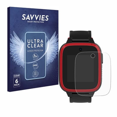 Savvies - Screenprotector voor Xplora Let's Go - Folie Beschermfolie transparant 6 Stuks