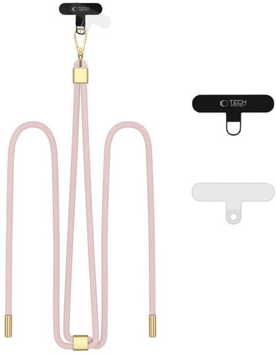 Tech-Protect C2S Rope Crossbody Strap - Pink