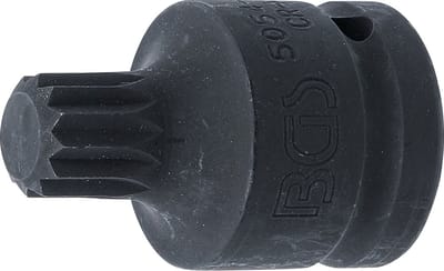 BGS Kracht dopsleutelbit - lengte 55 mm - 3/4 - veeltand (voor XZN) M18