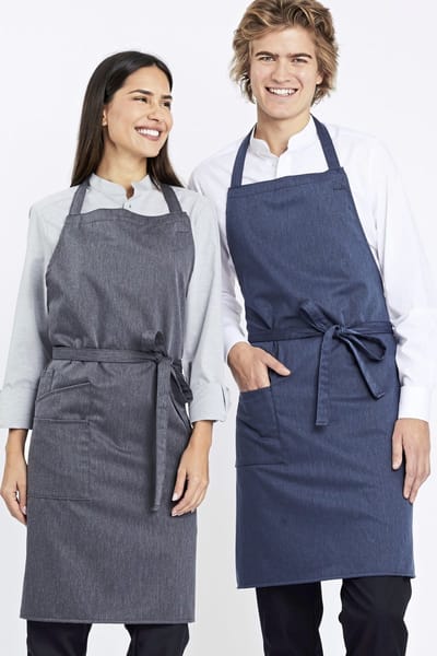 CG Workwear Bip Apron Gorizia CGW1170 - Grey Melange - 90 x 75 cm