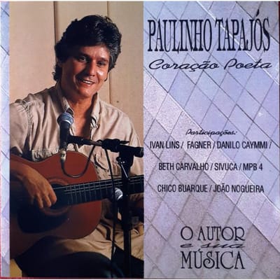 CD PAULINHO TAPAJÓS - Coração Poeta. De Auteur En Zijn Muziek CD002028 CID Brazilië Latijns Gebruikt gray