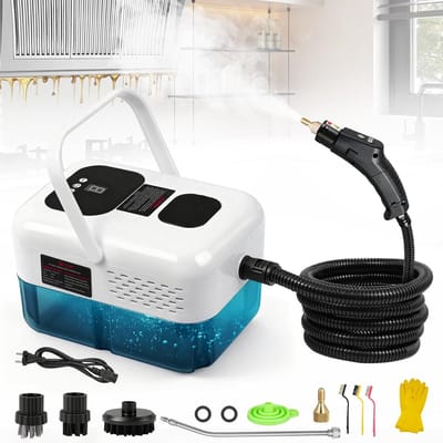 Krachtige 2500W Hand Stoomreiniger - Draagbaar & Instelbaar voor Huis, Auto en Tegels