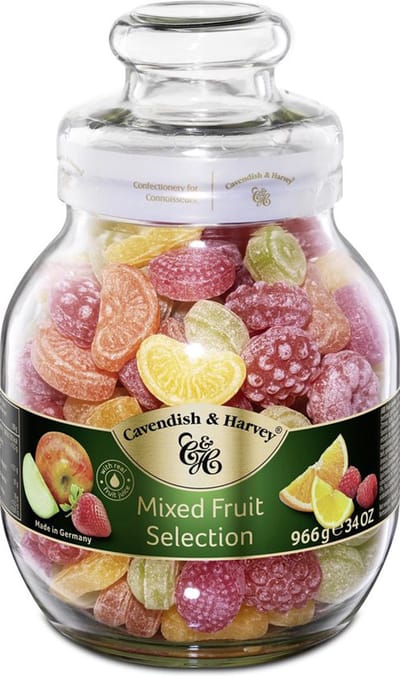 Cavendish & Harvey Snoeppot Fruitzuurtjes - 6x1 Kilo