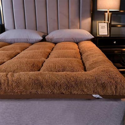 Opvouwbare Matras - Japanse Futon - Comfortabel Slapen - Omkeerbaar Vier Seizoenen - 100x200cm - Wit