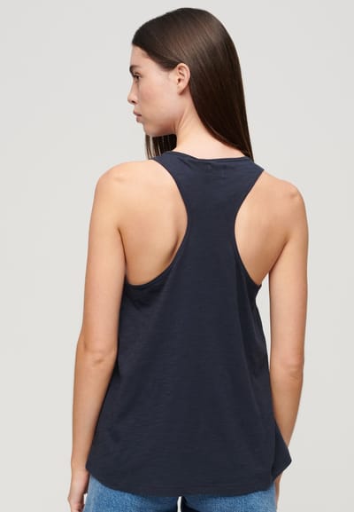 Superdry - Jersey hemdje met kant - Dames - Tops