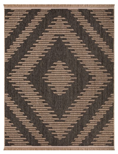 Binnen- en buitenkleed Colonia grijs  240x340 cm