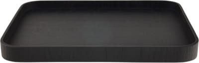 XLBoom Serve Tray 35 x 28cm Black - Design dienblad van multiplex met anti-slip - Verkrijgbaar in Black | Walnut | Willow - Tijdloos serveerblad voor tafel, keuken en interieur