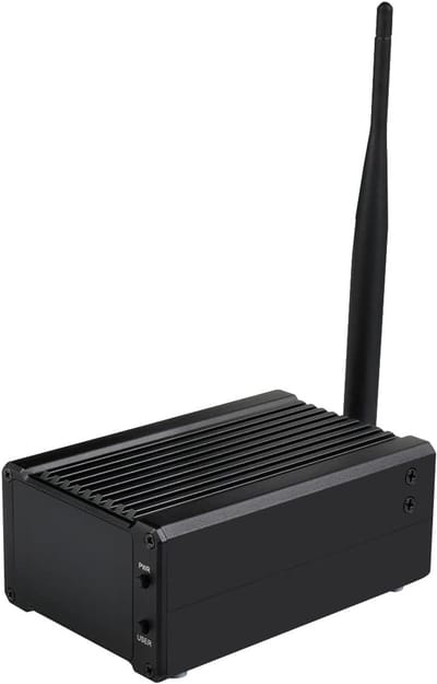 Mini Computer - Opslag Server - Thuis Gebruik - Dual Hard Drive Slots - 2.5 Inch Scherm - Zilverkleurig
