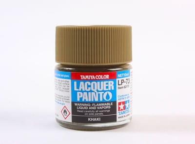 Tamiya Hobbyverf Enamel verf - LP-73 Khaki - Matt - Lacquer Paint - Verf potje - 10 ml